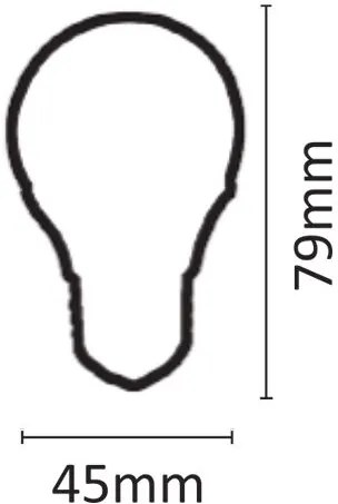 Λαμπτήρας LED InLight E27 G45 8W 6500K