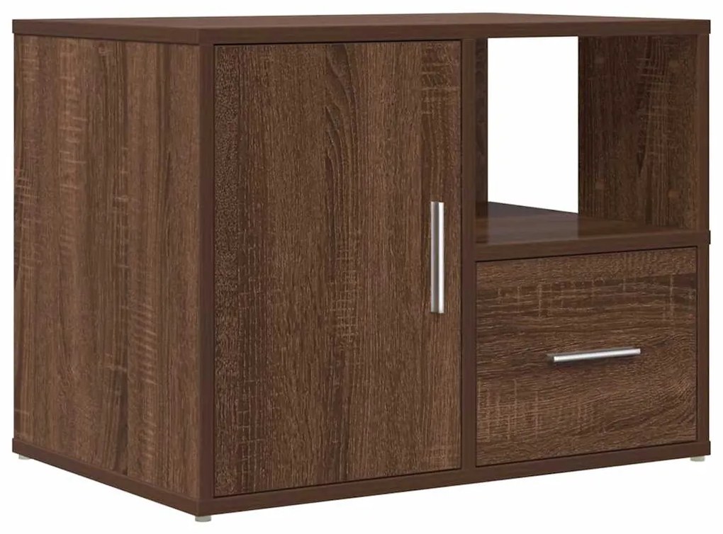 vidaXL Γωνιακό Έπιπλο Καφέ δρυς 160x40x45 εκ. από Επεξεργ. Ξύλο