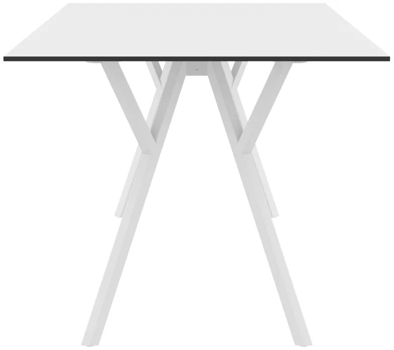 MAX ΤΡΑΠΕΖΙ 140X80Χ74εκ. WHITE LAMINATE 12mm