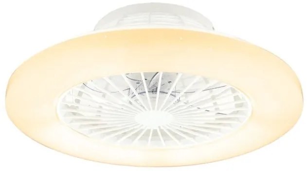 Ανεμιστήρας Οροφής LED 30W Λευκό Dimmable Travo 03628 Globo Lighting-3628-Λευκό 03628