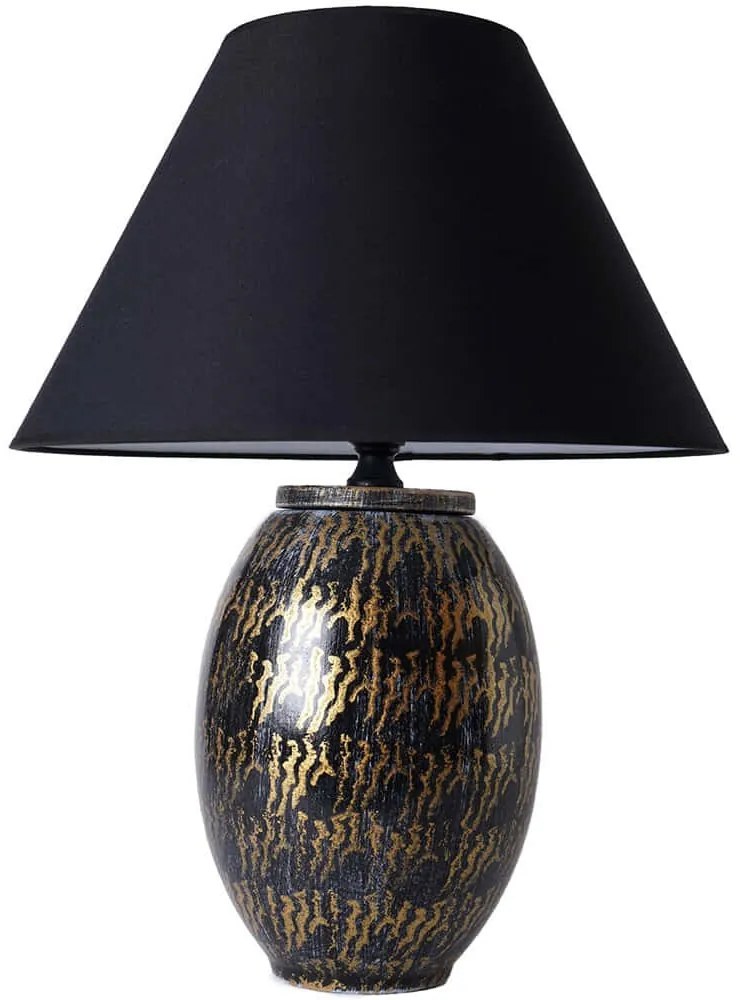 Φωτιστικό Επιτραπέζιο 687HMY2280 35x55cm E27 40W Gold-Black Opviq