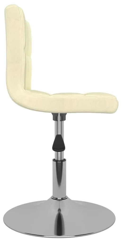 3087460  SWIVEL DINING CHAIRS 6 PCS CREAM FABRIC (334211×3) 3087460