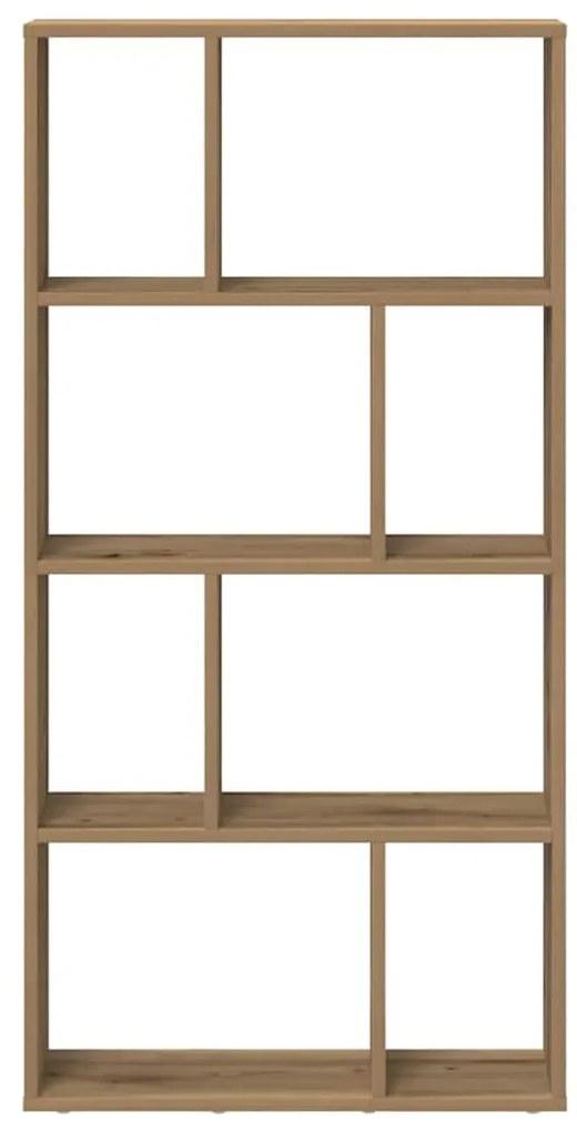 vidaXL Βιβλιοθήκη Αρτισιανή Δρυς 60x20x120 εκ. από Επεξεργασμένο Ξύλο