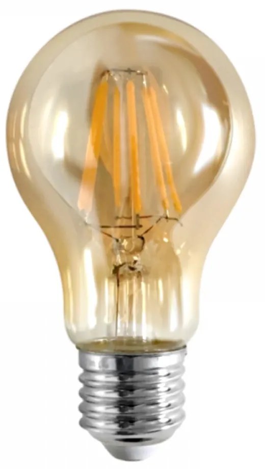 InLight E27 LED Filament A60 8watt Dimmable με μελί κάλυμμα 7.27.08.23.1