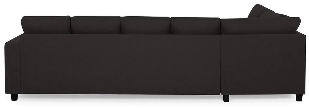 Γωνιακός Καναπές Scandinavian Choice C174, Ανθρακί, Μαύρο, 300x195x92cm, 130 kg, Πόδια: Πλαστική ύλη | Epipla1.gr