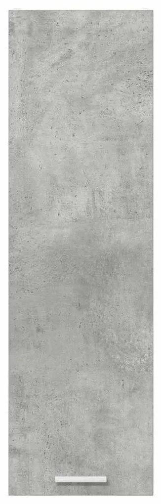 vidaXL Κρεμαστό ντουλάπι με πόρτα Σκυρόδεμα Γκρι 30 x 31 x 100 εκ.