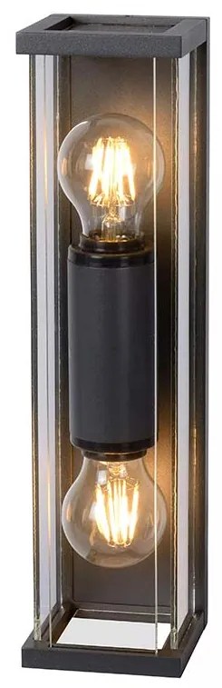Φωτιστικό Επίτοιχο Lucide 27885-02-30 CLAIRE Ανθρακί (Anthracite)