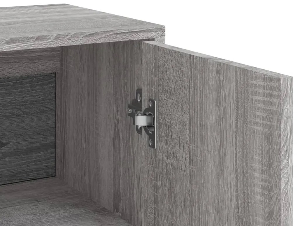vidaXL Βοηθητικά Ντουλάπια 3 τεμ. Γκρι Sonoma 60x31x84 εκ. Επεξ. Ξύλο
