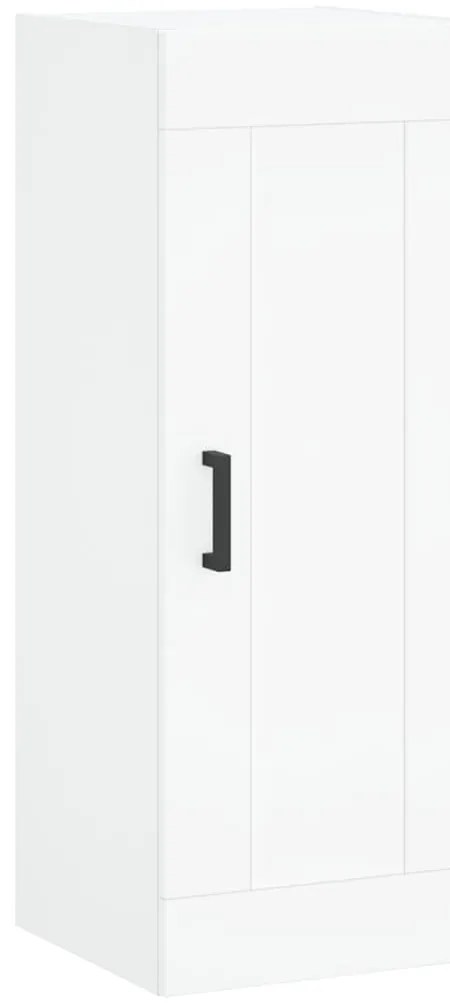 vidaXL Ντουλάπι Λευκό 34,5 x 34 x 180 εκ. από Επεξεργασμένο Ξύλο
