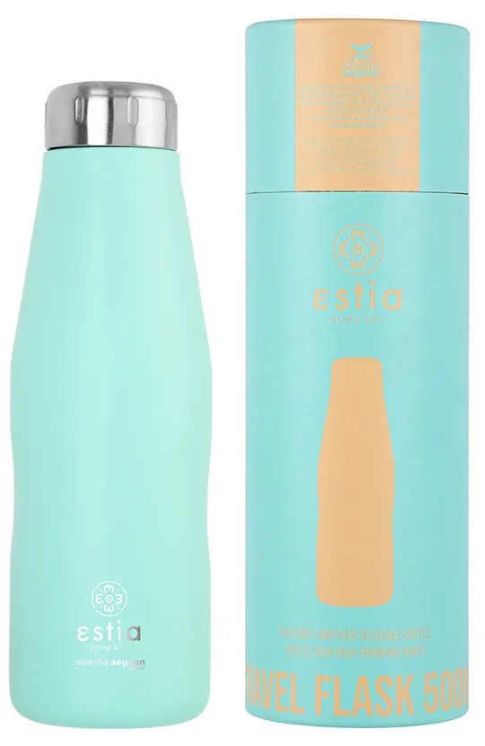 Θερμός Save The Aegean Pastel Green 500ml Estia 01-9793