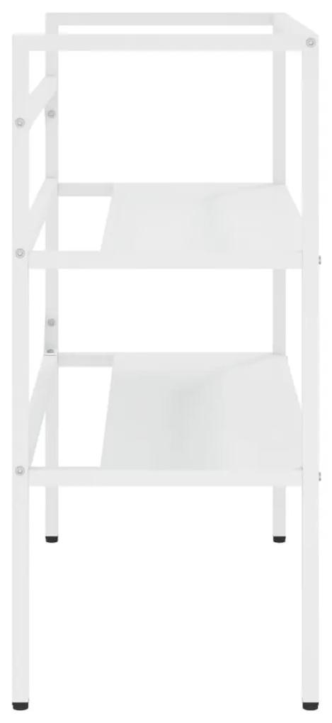 vidaXL Έπιπλο Μπάνιου Λευκό 79 x 38 x 83 εκ. Σιδερένιο