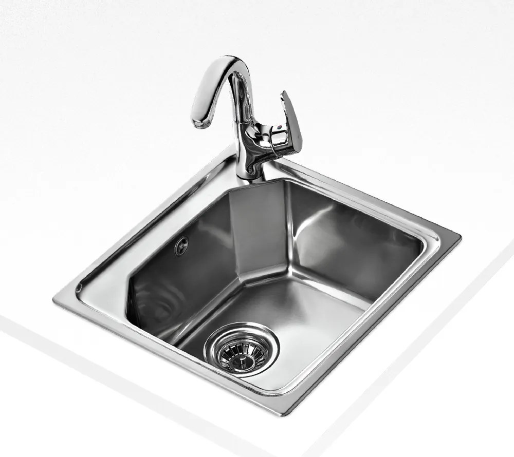 Νεροχύτης Inox TEKA 1 Γούρνα  για Ένθετη Τοποθέτηση 46.5x44cm Premium 1C 11128001