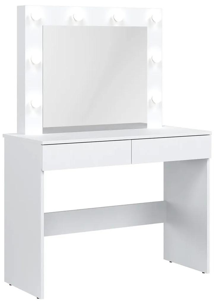 Τουαλέτα Orlando AF116, Άσπρο, Καθρέφτης, 140x100x44cm | Epipla1.gr
