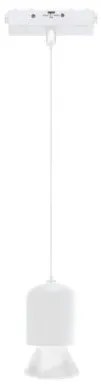 Μαγνητικό Κρεμαστό Φωτιστικό Ράγας Ultra Thin LED 7W 3CCT Φ6,2cm InLight-TMU0250-White-Λευκό TMU0250-White