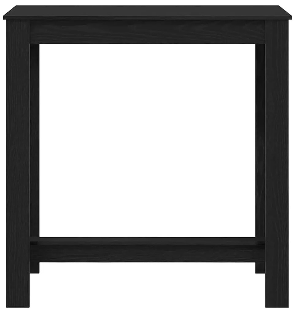 vidaXL Τραπέζι μπαρ Μαύρη Οξυά 102 x 50 x 103.5 εκ. Επεξεργασμένο ξύλο