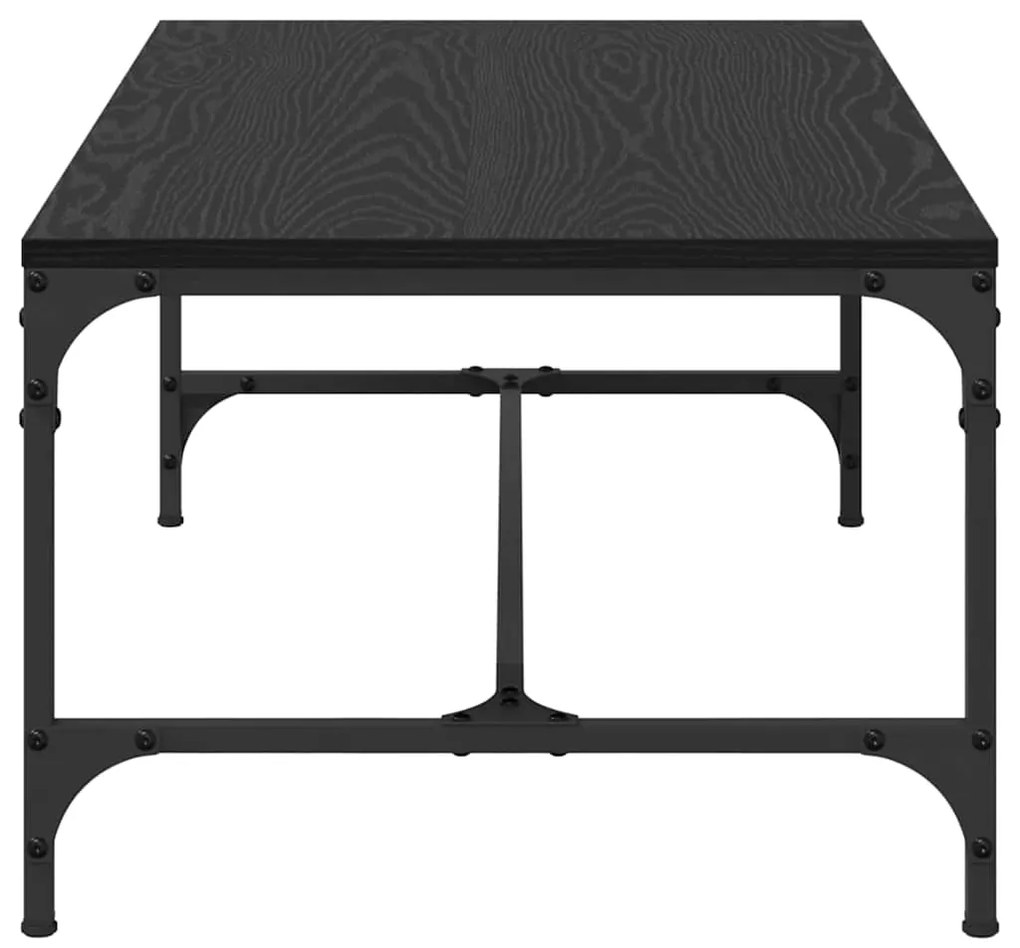 vidaXL Τραπεζάκι σαλονιού Μαύρη Οξυά 100 x 50 x 35 cm