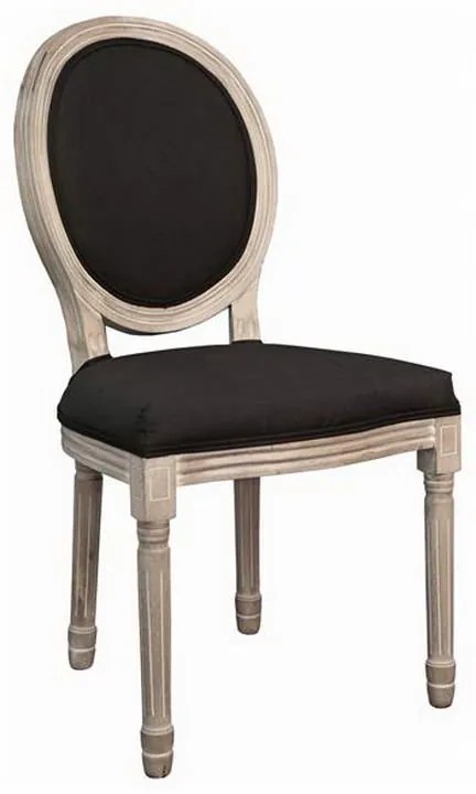 Καρέκλα Jameson Ε752,3 49x55x95cm Black Σετ 2τμχ Wood, Fabric