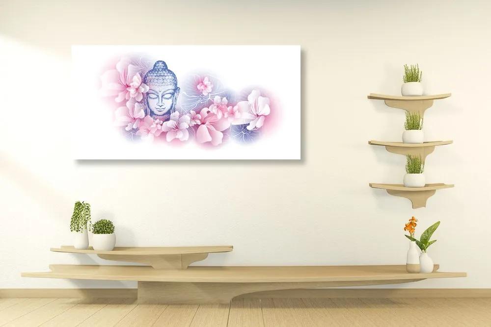 Εικόνα Βούδα με sakura - 120x60