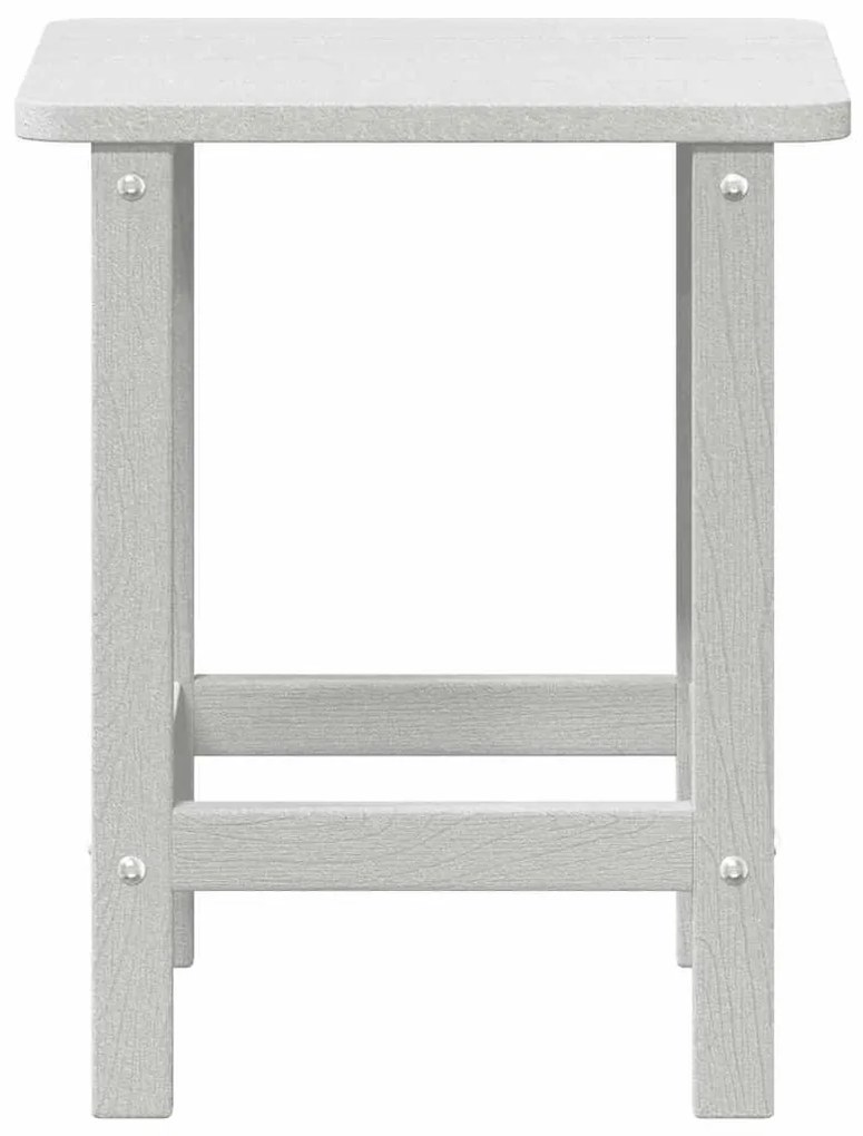 vidaXL Πλευρικό Τραπέζι Adirondack Λευκό 38x38x45 εκ. από HDPE