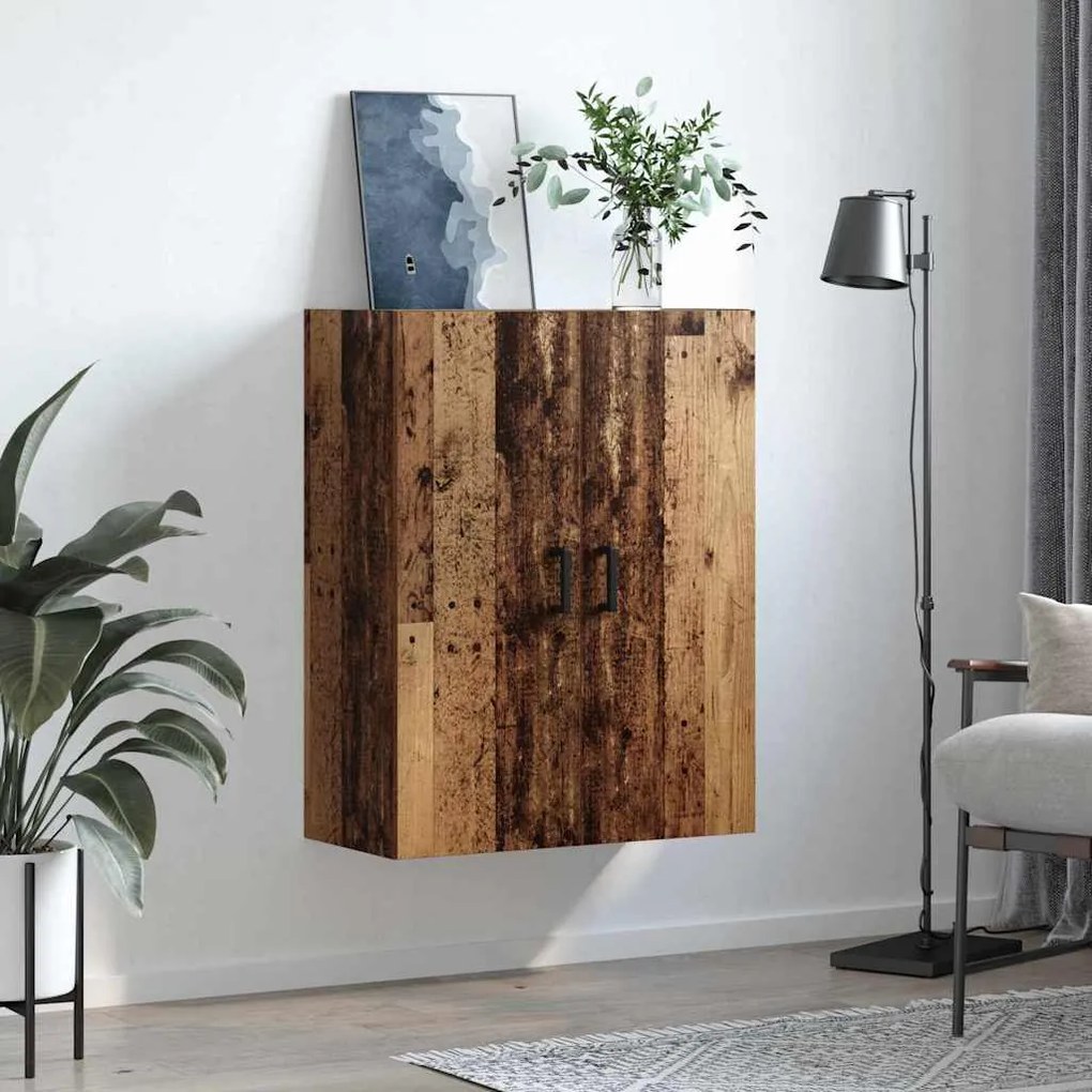 vidaXL Επιτοίχιο ντουλάπι Καφέ 69.5 x 34 x 90 εκ. Επεξεργασμένο ξύλο