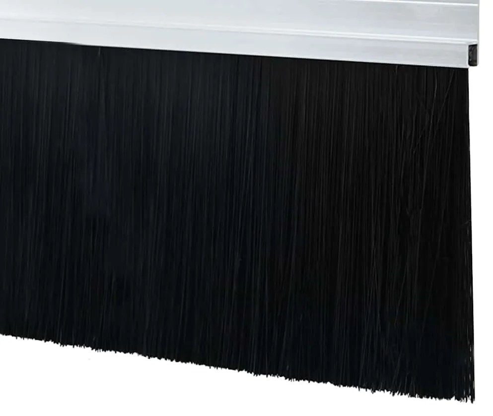 vidaXL Αυτοκόλλητες σφραγίδες πόρτας 2 pcs Ασημί 100 cm