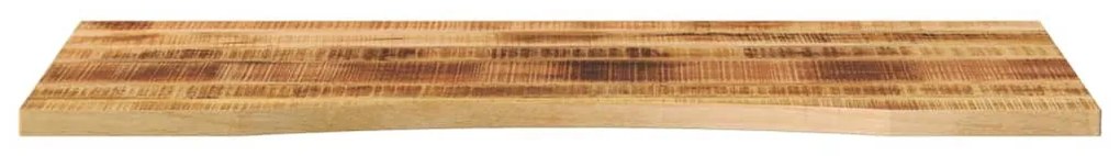 vidaXL Επιφάνεια Γραφείου Καμπύλη 140x60x2,5 εκ Μασίφ Ακατ. Μάνγκο