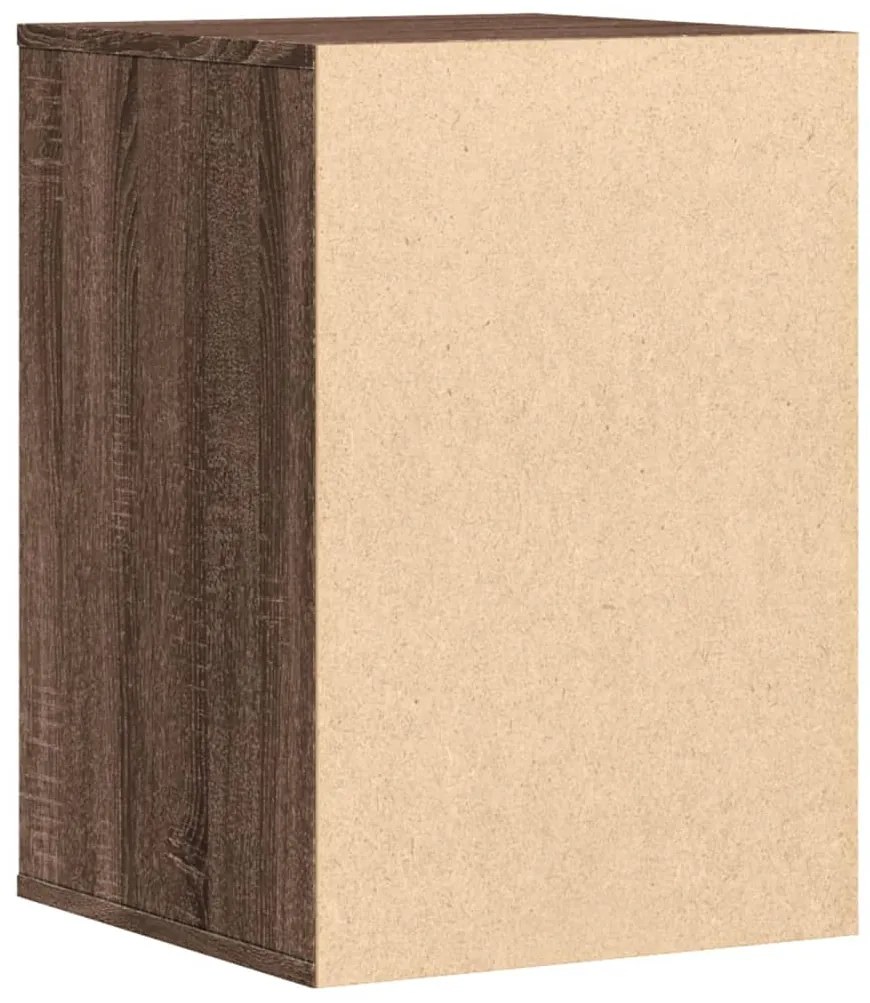 vidaXL Συρταριέρα Καφέ Δρυς 40x41x58 εκ. από Επεξεργ. Ξύλο