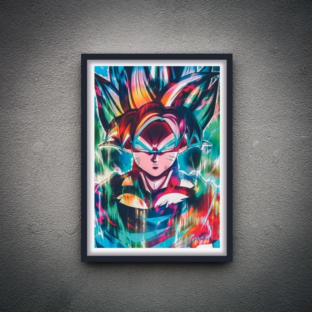 Πόστερ &amp; Κάδρο Son Goku AN032 40x50cm  Εκτύπωση Πόστερ (χωρίς κάδρο)