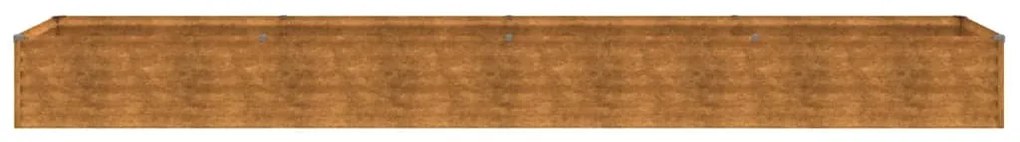 vidaXL Υπερυψωμένο Ζαρντινιέρα Κήπου 386 x 50 x 36 εκ. από Ατσάλι Corten