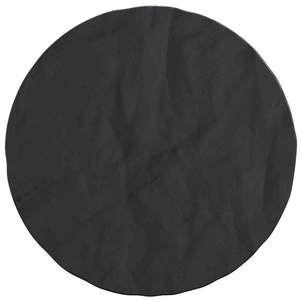 vidaXL Κάλυμμα Τραπέζι Μονόχρωμο Μαύρο 62 x 62 x 70 εκ. ύφασμα