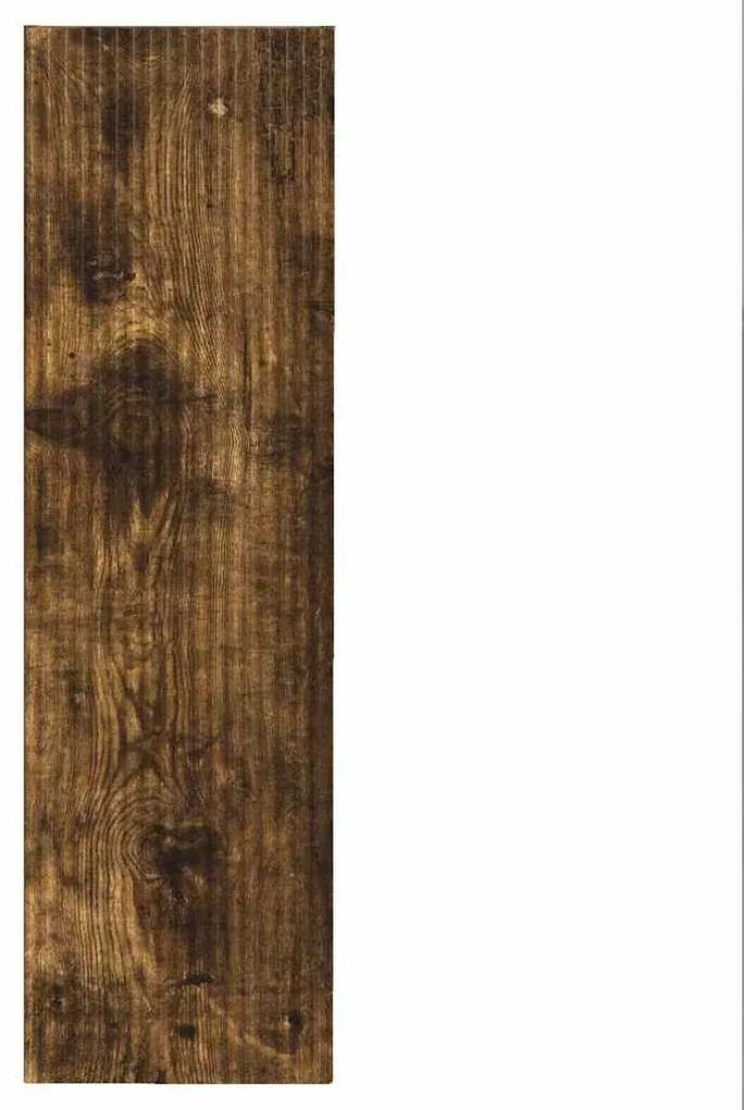 vidaXL Ντουλάπι Τηλεόρασης Τοίχου Επιτοίχιο 2 pcs Καπνιστό Δρύς