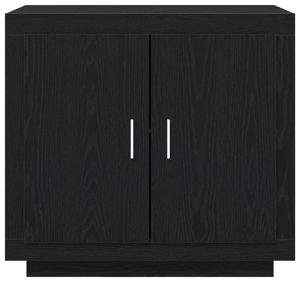 vidaXL Ντουλάπα Μαύρο Δρύς 80x40x75 εκ Επεξεργασμένο Ξύλο