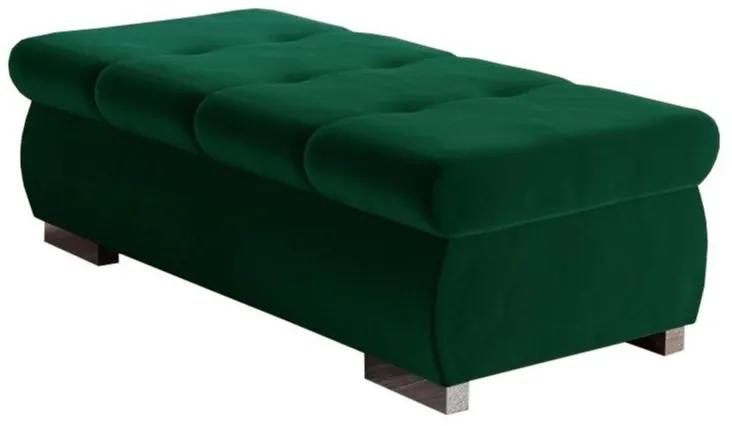 Σκαμπό Comfivo 123, Πράσινο, 39x60x120cm, 22 kg, Ταπισερί, Πόδια: Μέταλλο | Epipla1.gr