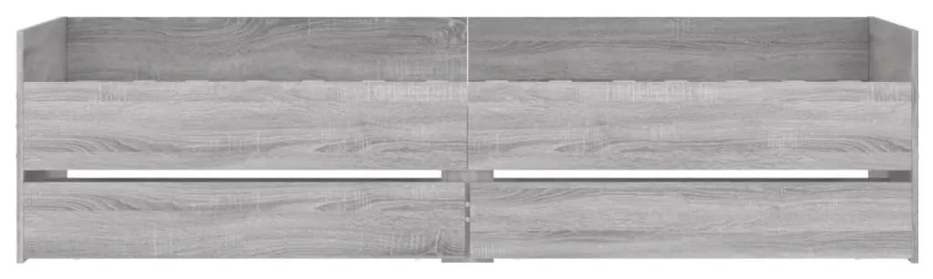 vidaXL Πλαίσιο Κρεβατιού με Συρτάρια Sonoma δρυς 90x200 εκ.