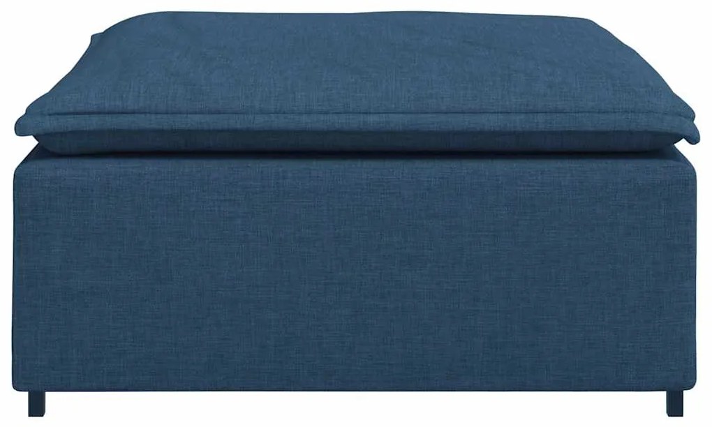 vidaXL Υποπόδιο Καναπέ Μπλε 100x100x48 εκ.