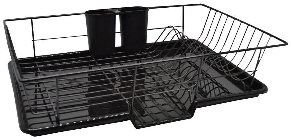Πιατοθήκη Μεταλλική 810390 48x30x11cm Black Ankor Metal