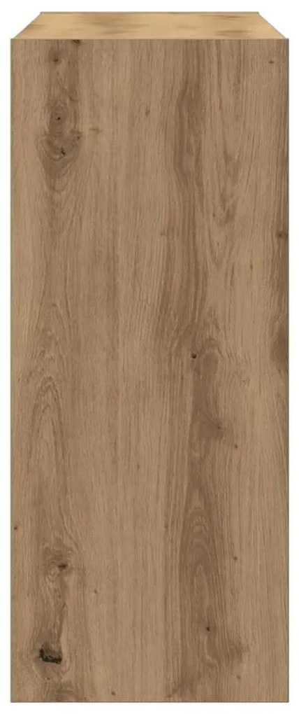 vidaXL Βιβλιοθήκη artisan δρυς 100 x 30 x 72 εκ Επεξεργασμένο ξύλο
