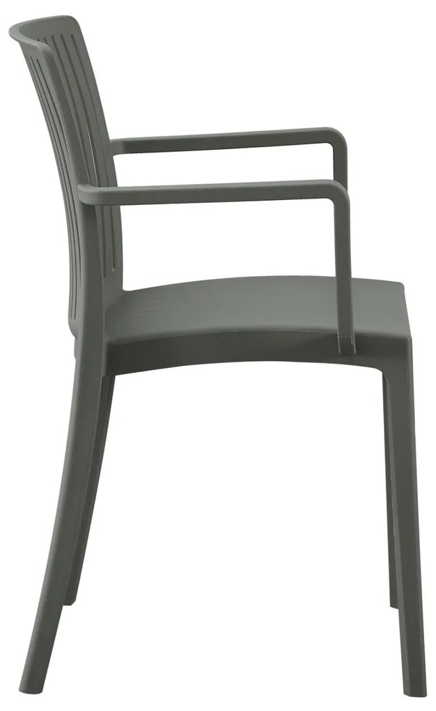 ΠΟΛΥΘΡΟΝΑ ΠΟΛΥΠΡΟΠΥΛΕΝΙΟΥ IDA  DARK OLIVE 41,3x54,2x81,8Υεκ. 41.3x54.2x81.8 εκ.