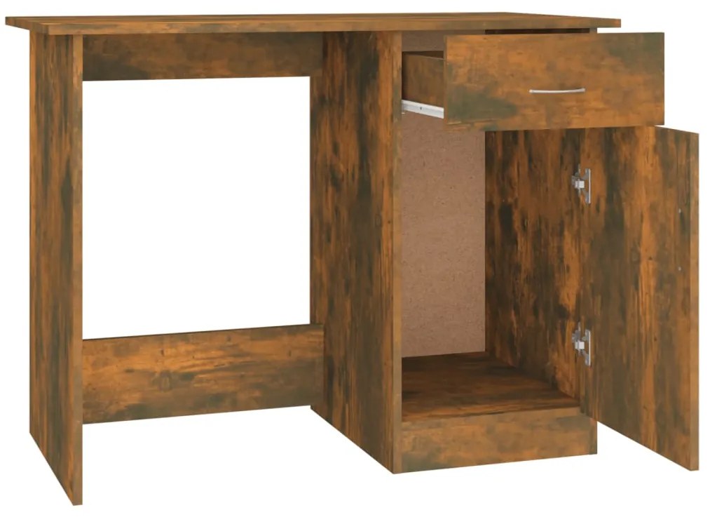 vidaXL Γραφείο Καπνιστή Δρυς 100x50x76 εκ. από Επεξεργασμένο Ξύλο