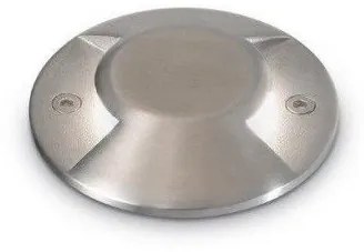 Σποτ Χωνευτό Στεγανό ROCKET-2 PT 3W από ατσάλι Ideal Lux 247151 Ασημί