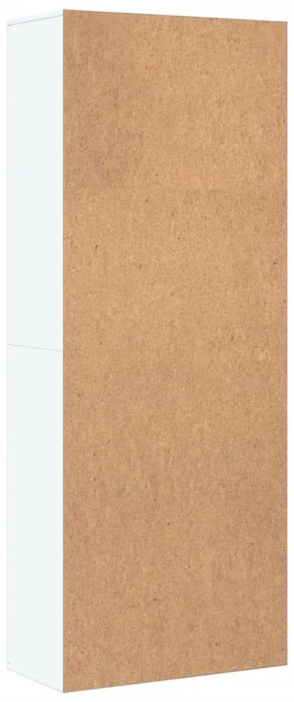 vidaXL Ντουλάπι Λευκό 70x35x180 εκ. από Επεξεργασμένο Ξύλο