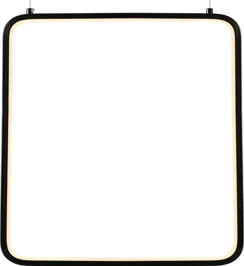 Φωτιστικό οροφής Frame LED square-Μαύρο-Μήκος: 30 εκ.