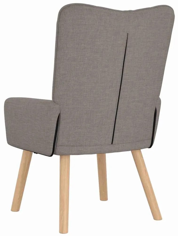 vidaXL Χαλαρωτική Πολυθρόνα Taupe 63 x 67 x 94 εκ. ύφασμα