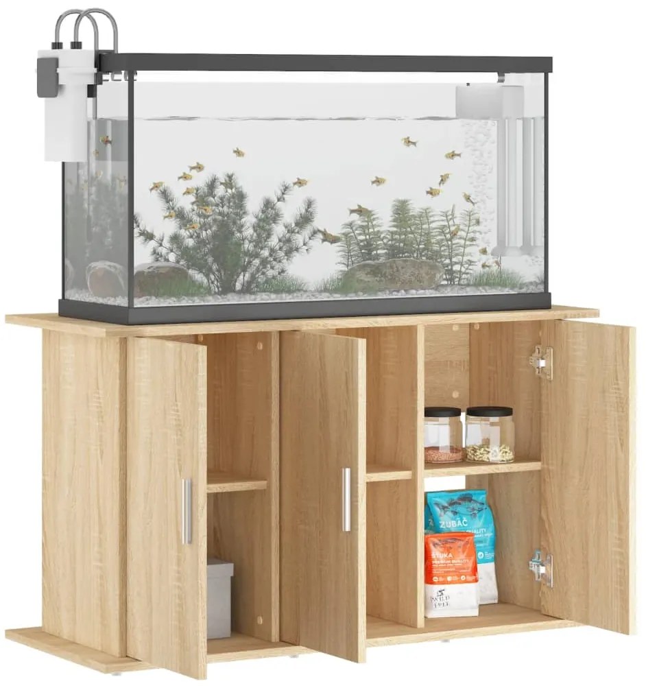 vidaXL Βάση Ενυδρείου Sonoma Δρυς 101x41x58 εκ. από Επεξεργασμένο Ξύλο