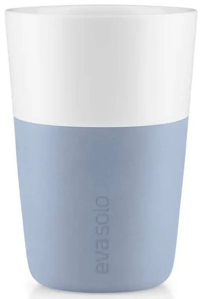 Φλυτζάνια Latte Πορσελάνινα (Σετ 2Τμχ) 501128 360ml Light Βlue Eva Solo Πορσελάνη
