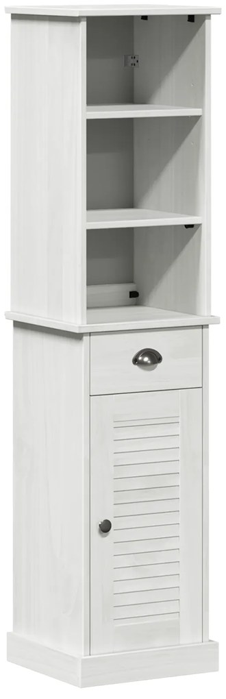 vidaXL Σετ Επίπλων Μπάνιου 2 pcs Καφέ και Λευκό 37 x 34 x 150 εκ