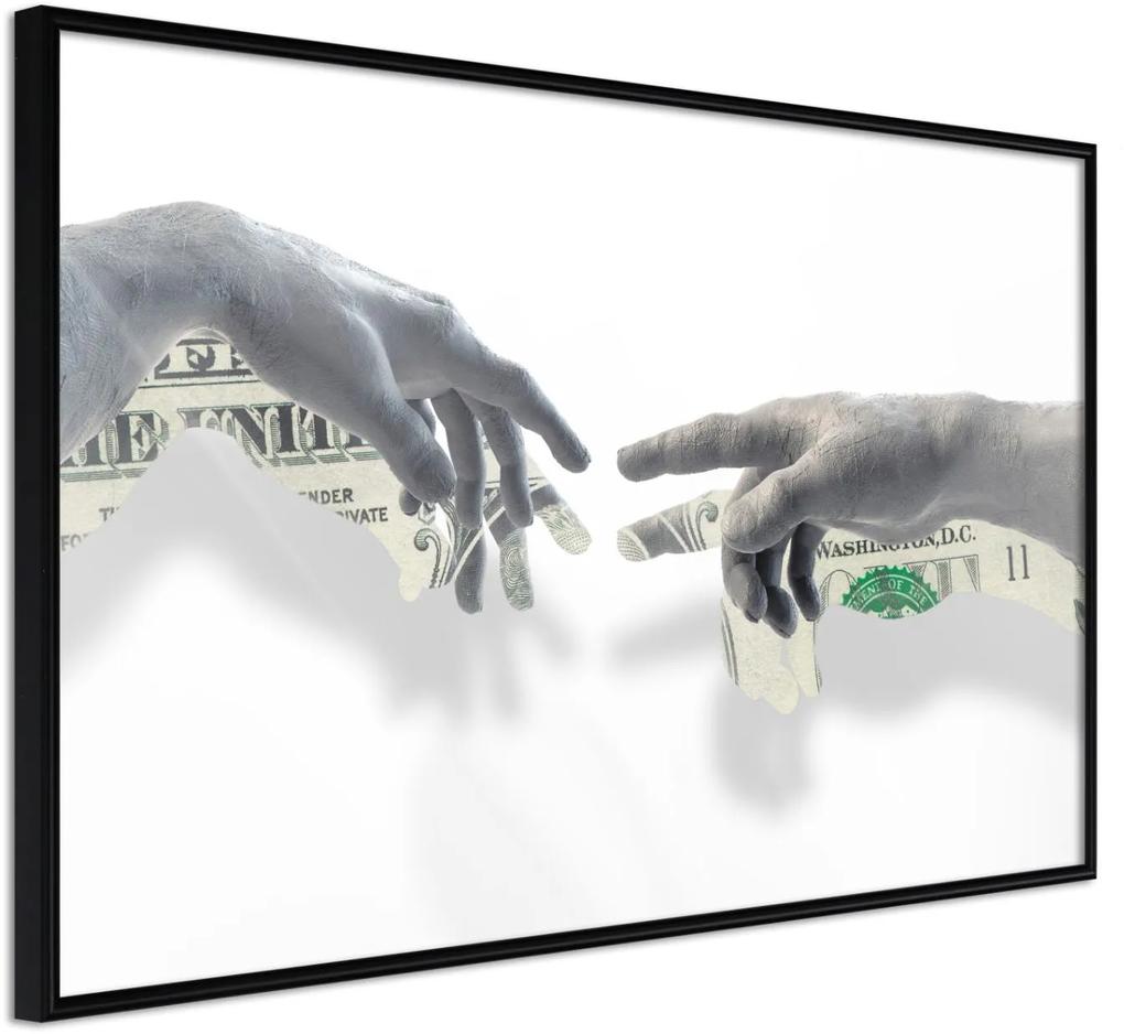 Αφίσα - Touch of Money - 90x60 - Μαύρο - Χωρίς πασπαρτού