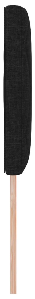 vidaXL Κεφαλάρι σε σχέδιο διαμαντιών, μαύρο 144 cm, υφασμάτινο