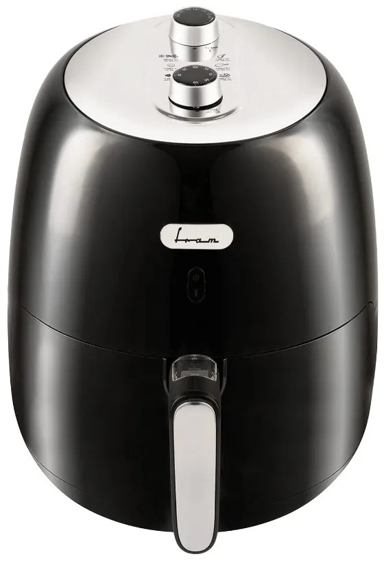 Fram FAF-1500BK Φριτέζα Αέρος με Αποσπώμενο Κάδο 3.2lt Μαύρη 1500W
