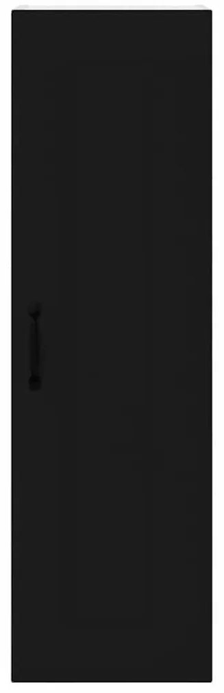 vidaXL Ντουλάπα Κουζίνας με αποθήκευση Kalmar Μαύρο 30 x 31 x 100 εκ.